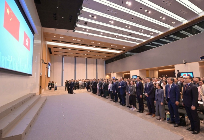 《香港國安法》公布實施5周年國家安全教育地區導師座談會於五月十五日舉行。出席活動的嘉賓包括律政司副司長張國鈞博士、民政及青年事務局局長麥美娟和保安局副局長卓孝業。座談會有約700名來自18區的地區導師參加。(民青局提供圖片)