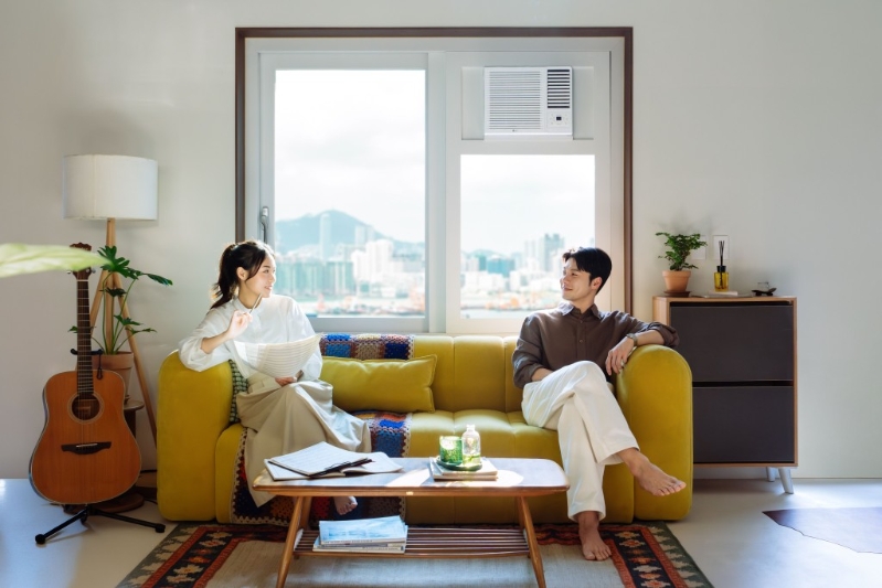 LG窗口式变频冷气机 $4,821起 冷气机采用R32环保雪种，不仅能快速降温，更有效减少碳足迹，降低对环境的影响。