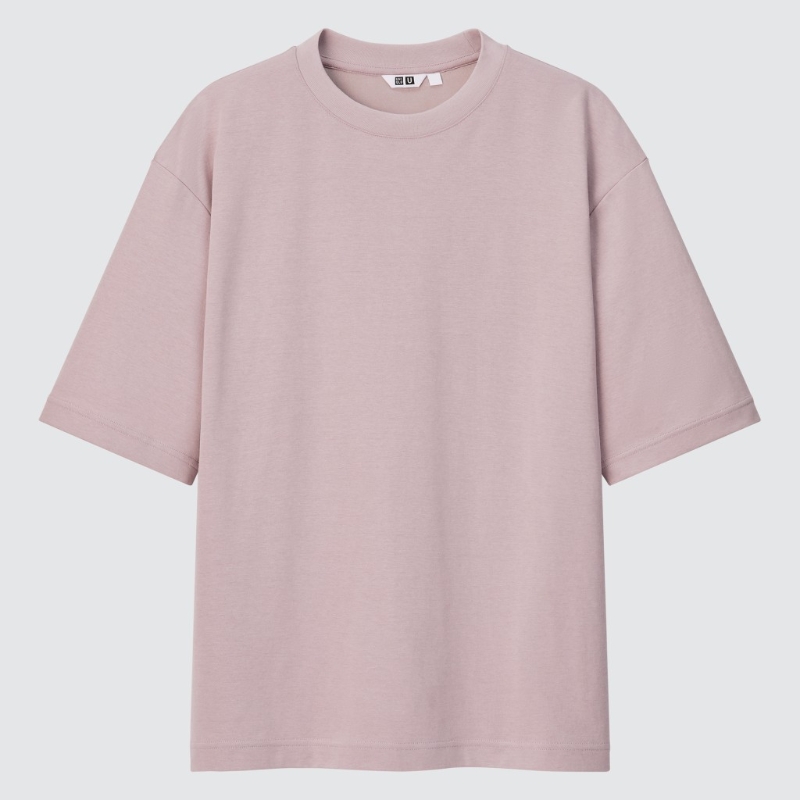 男女通用 U AIRism 棉质宽松圆领 T 恤