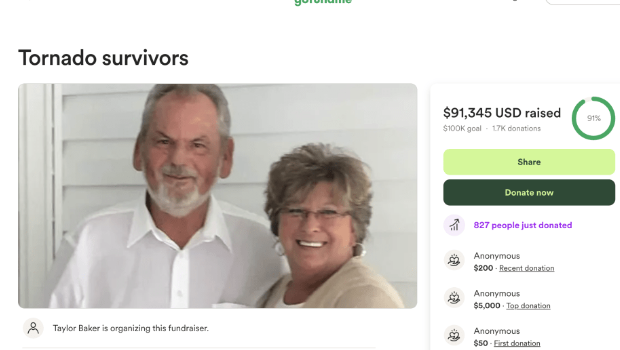 夫妇的姪女在网上发起众筹。gofundme 截图 夫妇的姪女在网上发起众筹。gofundme 截图