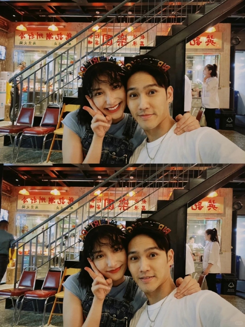 黄恺杰和汤畅的亲热照片流传网上。