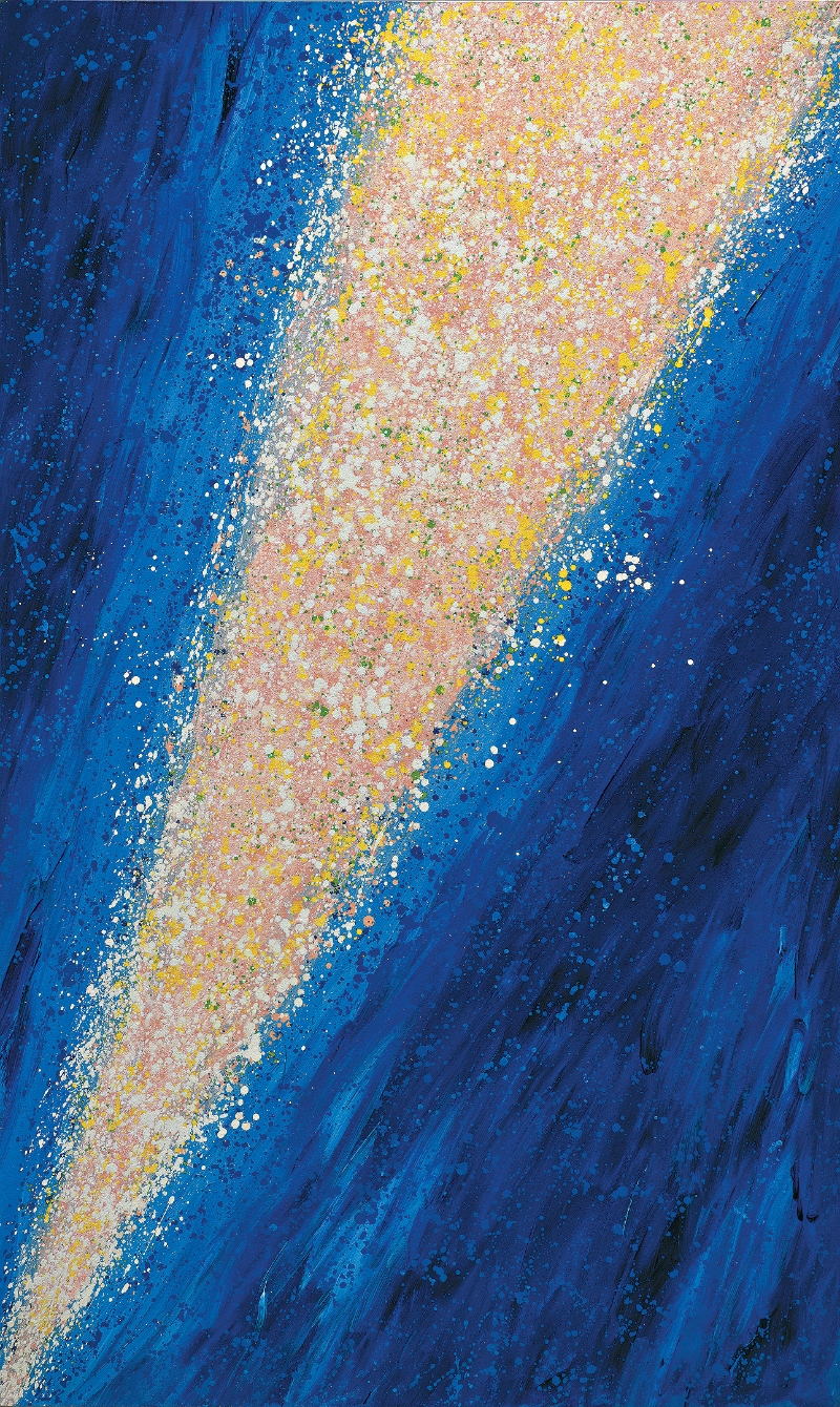 萧勤《彗星-5》（2002年），成交价为2,036,000港元（包佣金）。