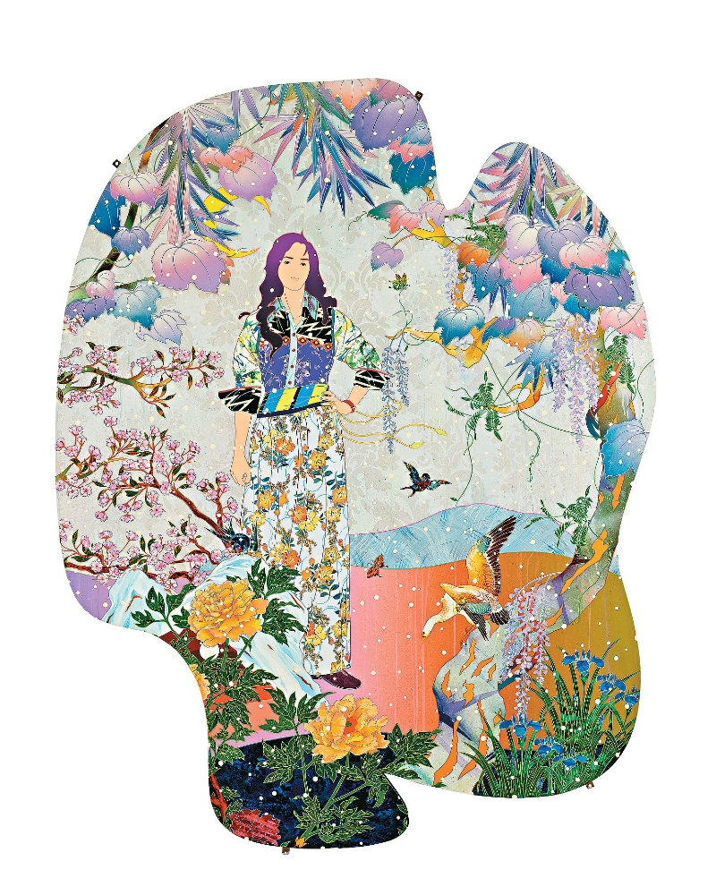 松山智《水之声与你》（2022年），估价为700,000 – 900,000港元。