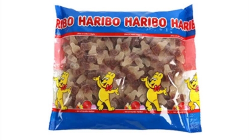 在荷兰受大麻污染的“快乐可乐”（Happy Cola F!ZZ）口味小熊橡皮糖。