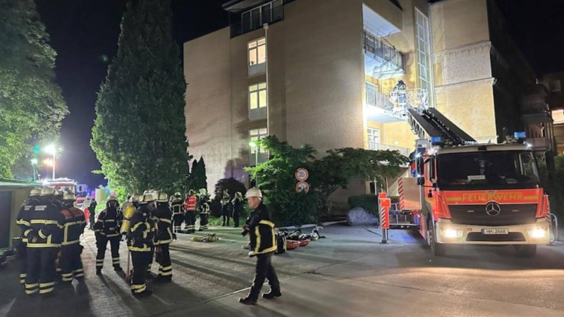 德国汉堡有医院发生严重火灾