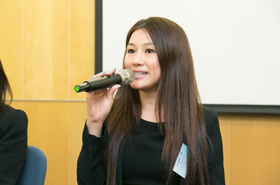 日前Gloria出席香港会计师公会讲座做嘉宾。 (hkuspace图片) 日前Gloria出席香港会计师公会讲座做嘉宾。 (hkuspace图片)