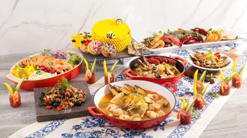 港威酒店自助餐买一送一