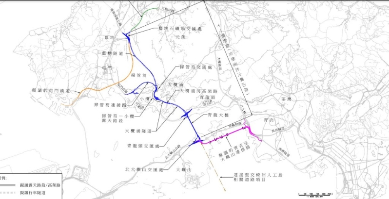 十一号干线走线。区议会文件