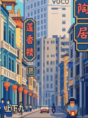 像素视角下的广州,你AI了吗? 像素视角下的广州,你AI了吗?