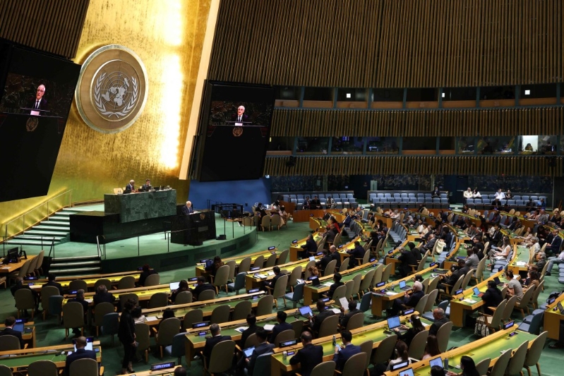 联合国大会压倒性通过加沙停火决议。