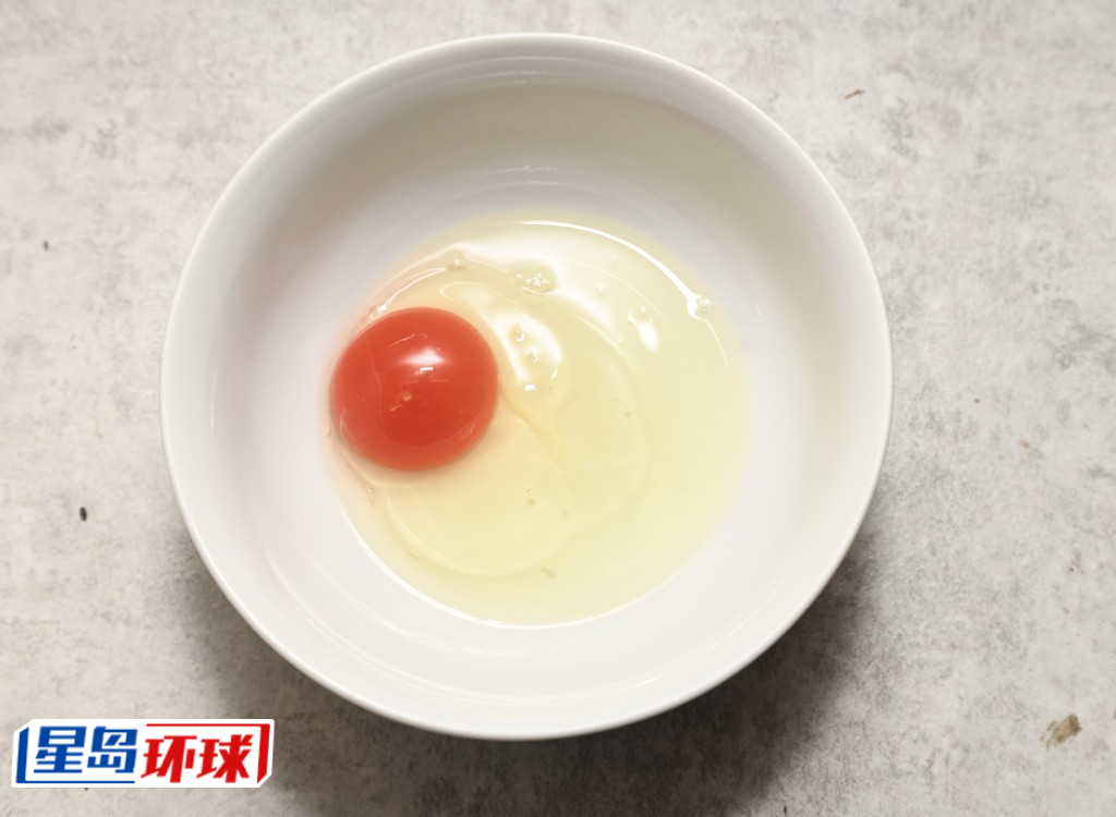 兰王啡蛋的蛋黄呈深橙色。