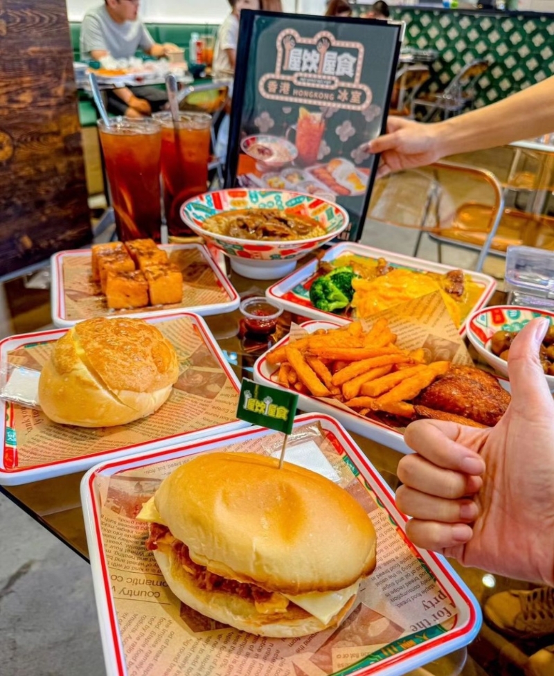 握饮握食 《爱．回家》演员新开茶餐厅