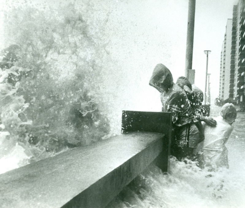 “爱伦”于1983年9月7至10日肆虐香港。 资料图片