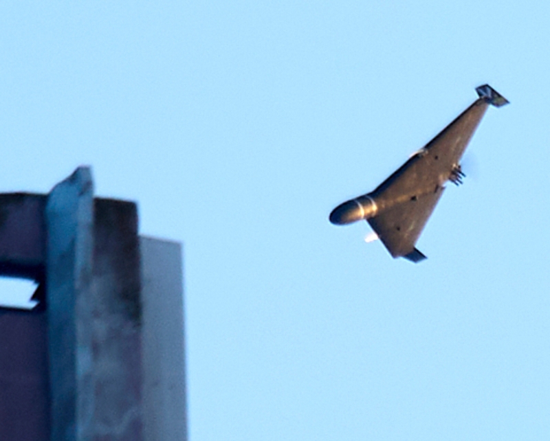 俄罗斯17日大举出动无人机攻击乌克兰首都基辅。 俄罗斯17日大举出动无人机攻击乌克兰首都基辅。