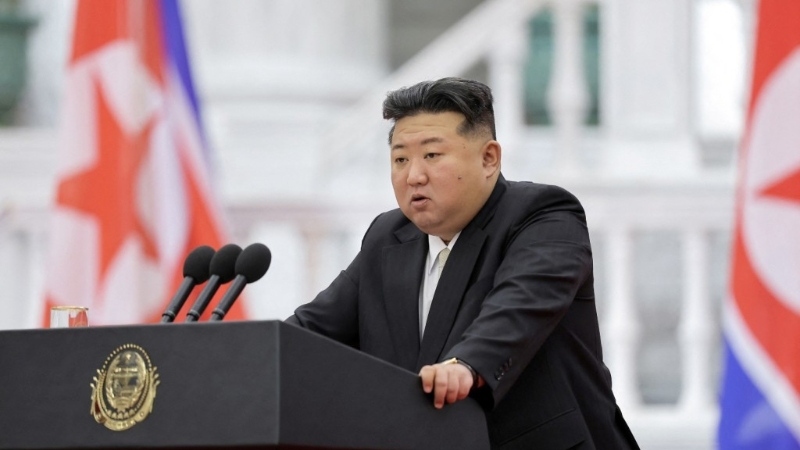 朝鲜领导人金正恩。 路透社