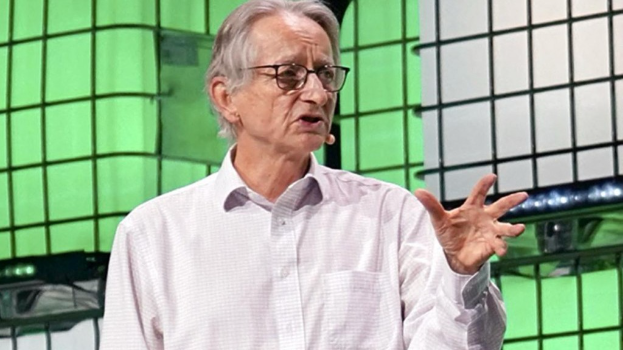 “AI 教父”辛顿(Geoffrey Hinton)。 法新社 “AI 教父”辛顿(Geoffrey Hinton)。 法新社