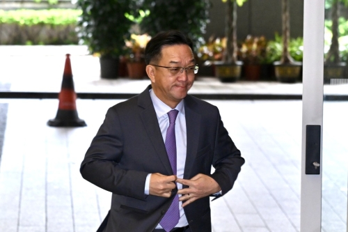 乡议局主席刘业强。 刘骏轩摄