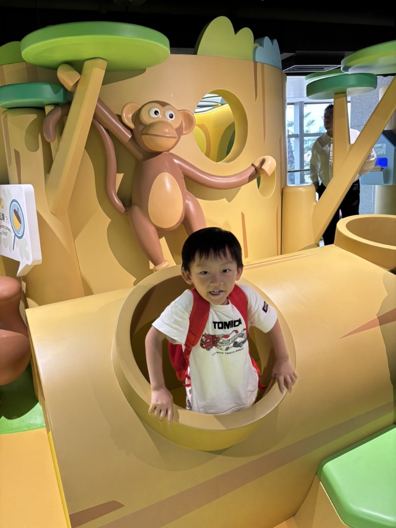 展城馆1楼的最新展览打卡位众多， 小朋友又可以边玩边学习城市规划。（