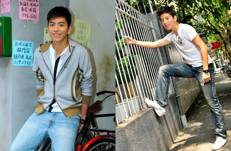 王大陆过去体型比较纤瘦。