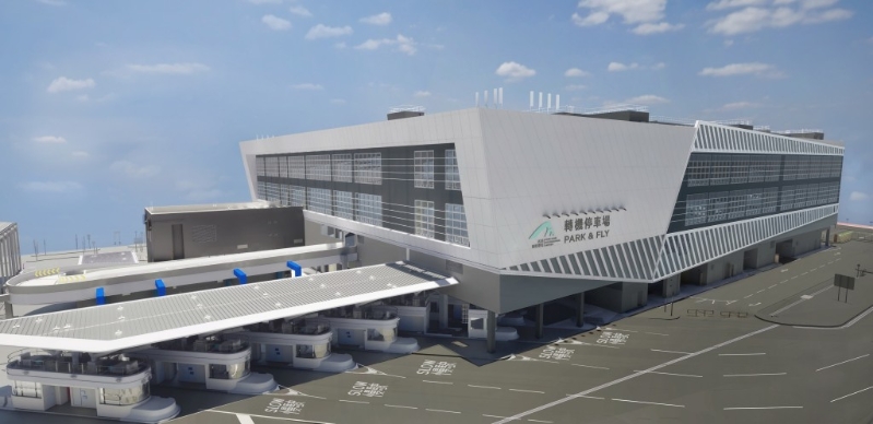 “转机停车场”外观。