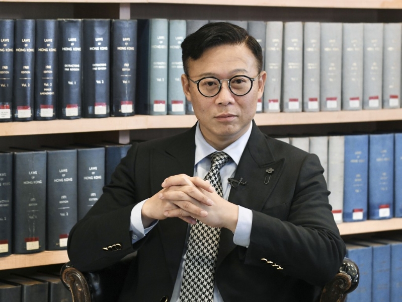 张国钧指，将来会以“先调解、后仲裁”为原则，形容机构作为“和事佬”。 何君健摄