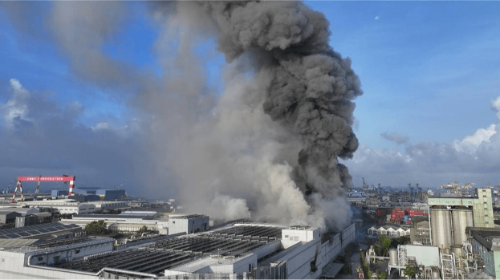 台湾高雄三元能源锂电池厂爆炸