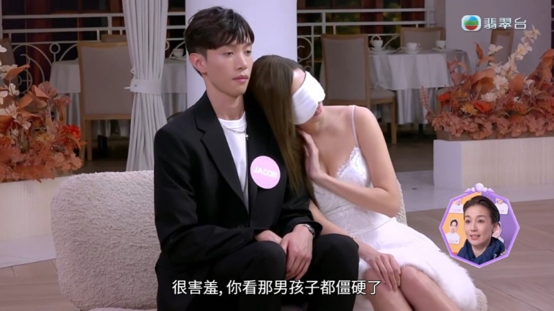 李芷晴在《女神配对计划》中表现得对Jacob好感兴趣。