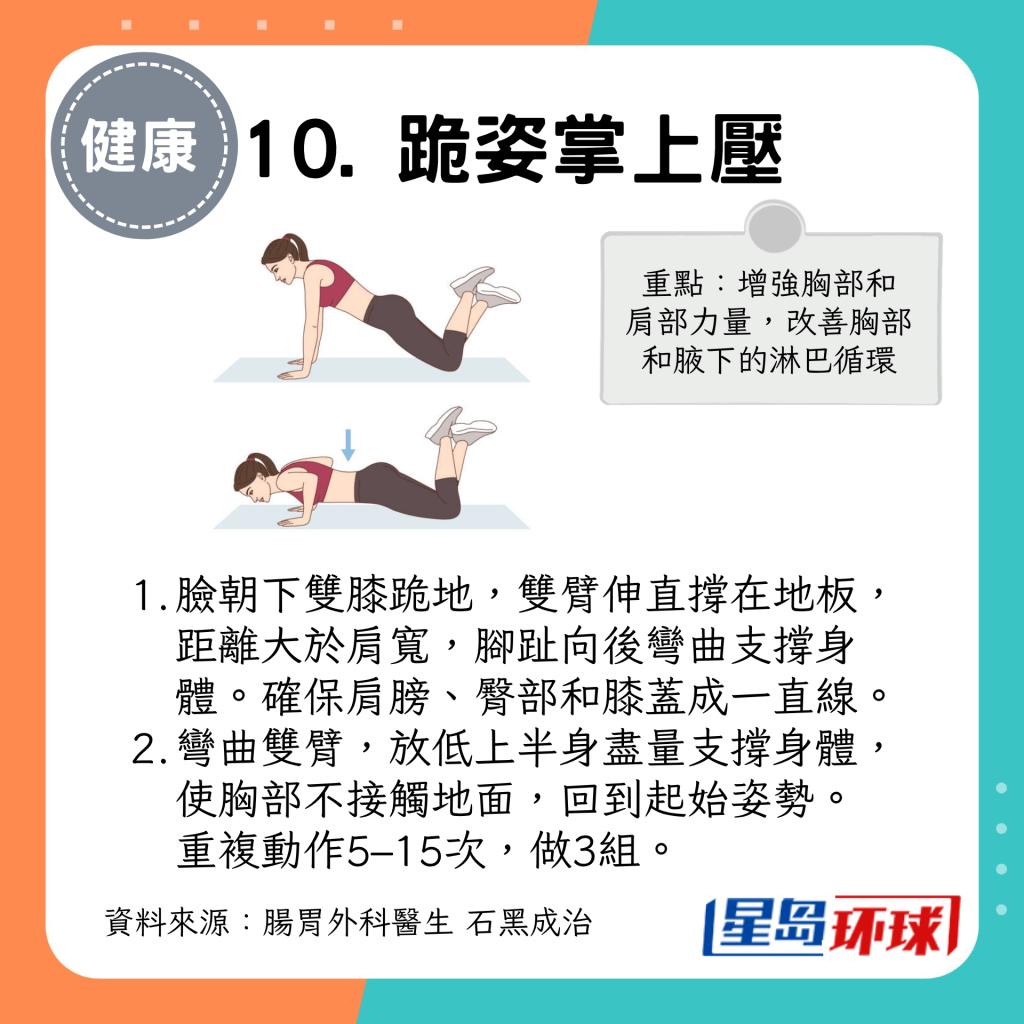 防癌运动10 防癌运动10
