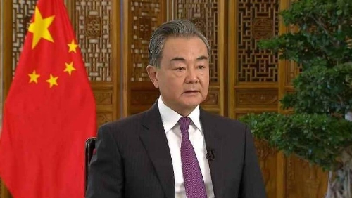 中共中央政治局委员、外交部长王毅。