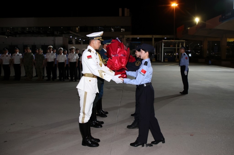 解放军驻港部队第28次建制单位轮换于8月22日顺利完成