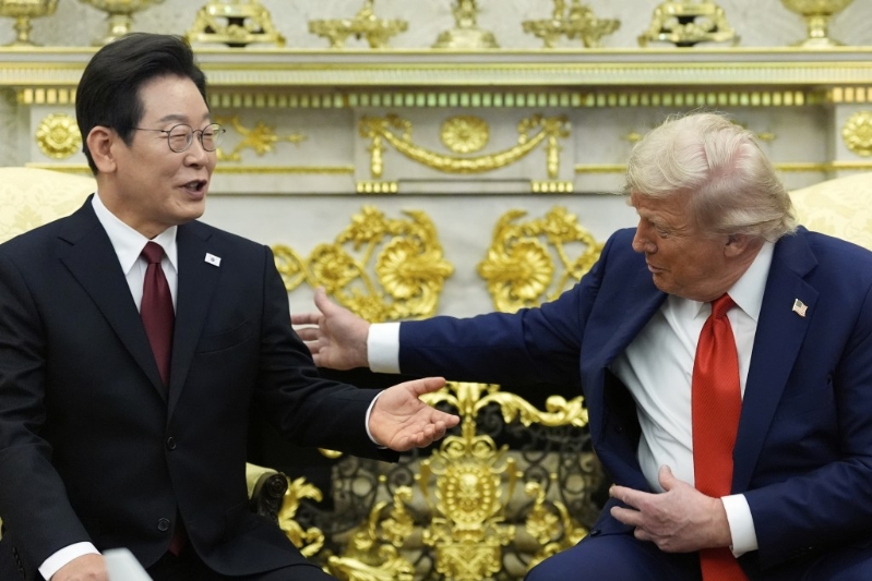 李在明访问白宫