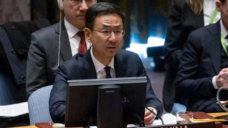 中国常驻联合国副代表耿爽。