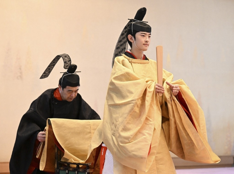 今次是日本皇室相隔40年后再办成年礼。