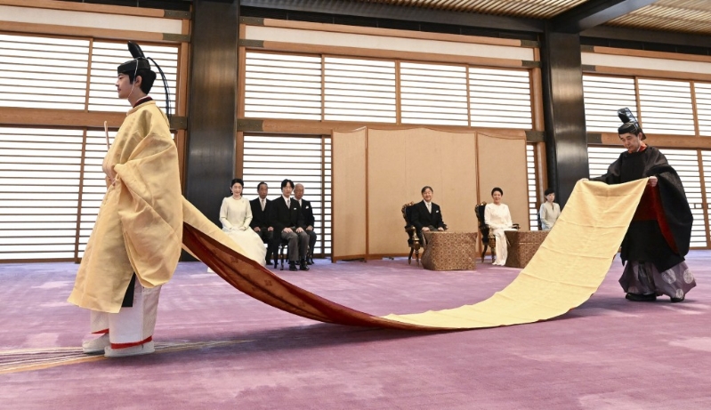 日本皇室相隔40年后再举行男性皇族成年礼。