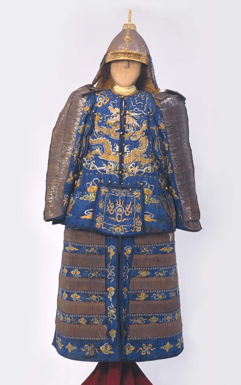 皇太极铠甲,故宫博物院藏。 皇太极铠甲,故宫博物院藏。