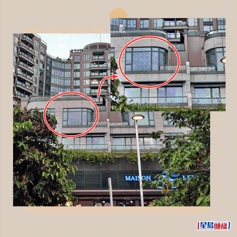 有谨慎的居民更加把胶纸贴成「铁丝网式」 密集的大交叉应战「桦加沙」。