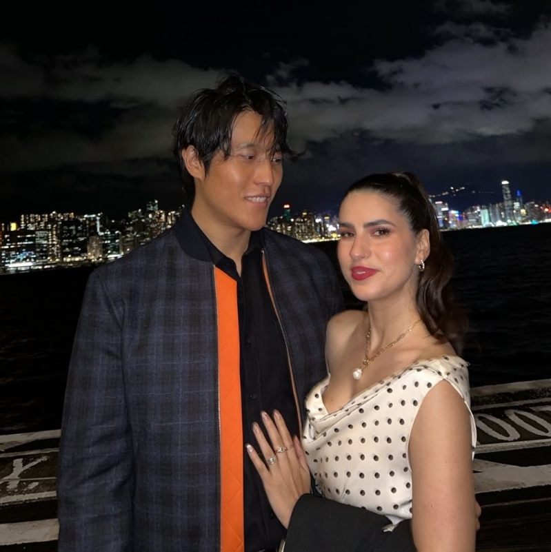 马在骧日前和新女友Shakila一齐出席活动。