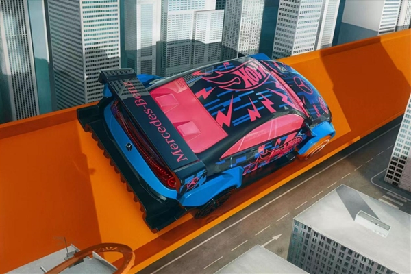 全球仅一辆！奔驰发布“成年人的玩具” 风火轮版CLA概念车亮相