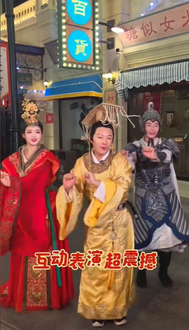 郑国霖还原了“李世民”的经典造型。 郑国霖还原了“李世民”的经典造型。