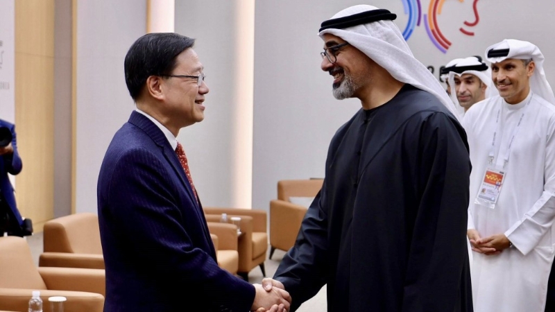 李家超晤阿联酋王储