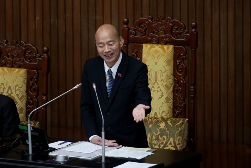 “立法院长”韩国瑜。