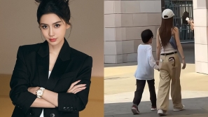 黄晓明前妻Angelababy新欢曝光？同小海绵互动成焦点