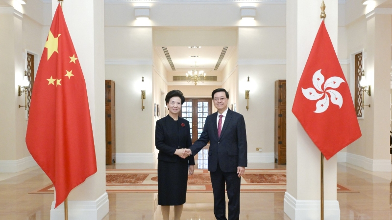 国务委员谌贻琴访港考察全运会 国务委员谌贻琴访港考察全运会