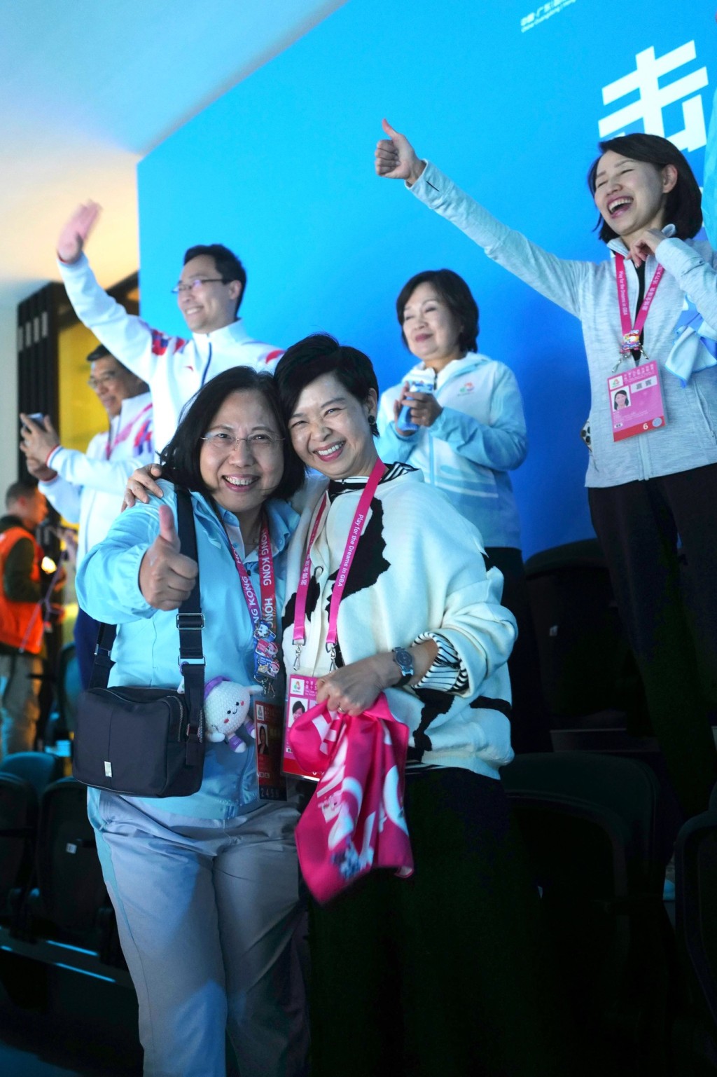 何永贤表示,最近行程紧密,但再忙碌也要抽时间去启德体育园观赛。 何永贤表示,最近行程紧密,但再忙碌也要抽时间去启德体育园观赛。