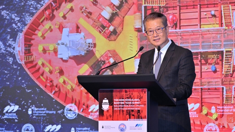 陈茂波指香港成为全球投资者的资金避险安全港。