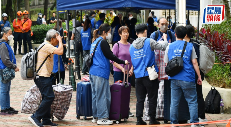 为协助香港大埔宏福苑五级大火的受影响居民