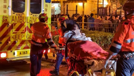 香港天水围天泽邨单位起火，逾400人紧急疏散，警列纵火