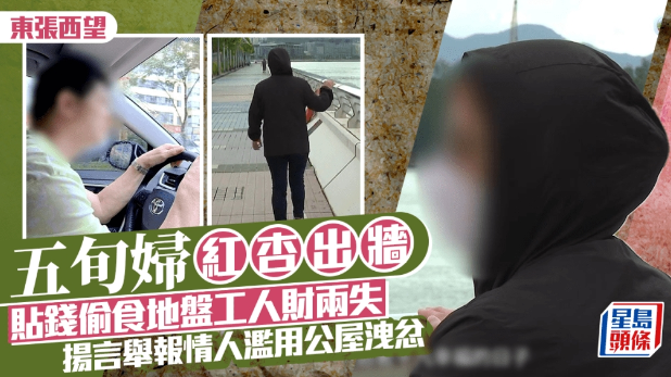 东张西望丨恋爱脑五旬妇红杏出墙人财两失，举报情人滥用公屋泄愤