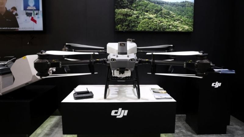 大疆展示一架无人机