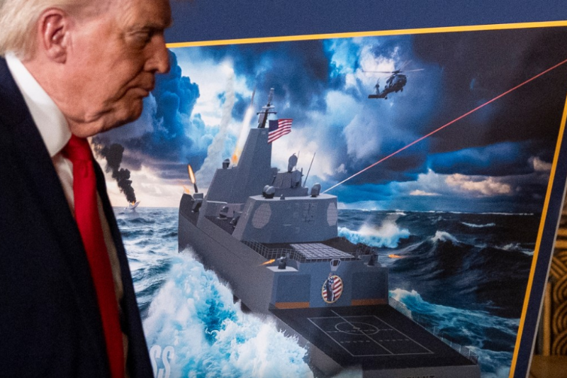 特朗普打造新一代战舰。